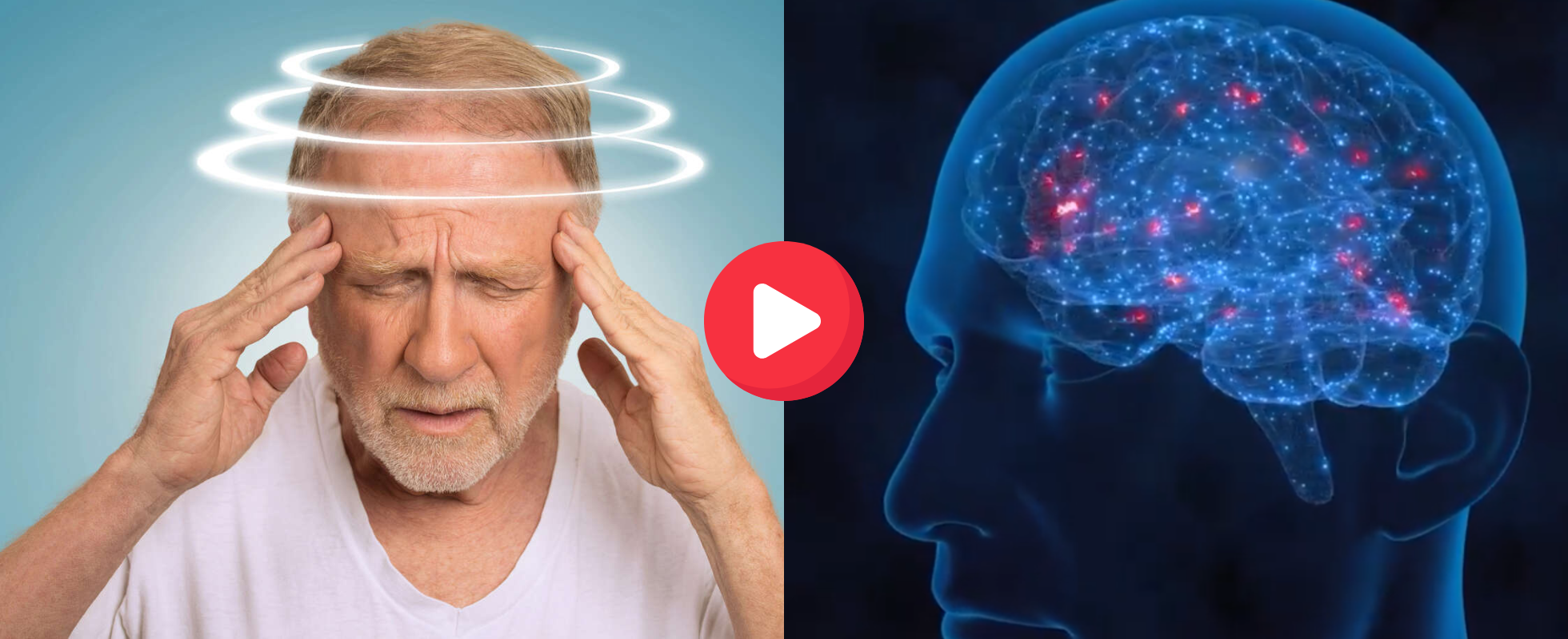 Homem sofrendo com tontura - clique para assistir ao vídeo